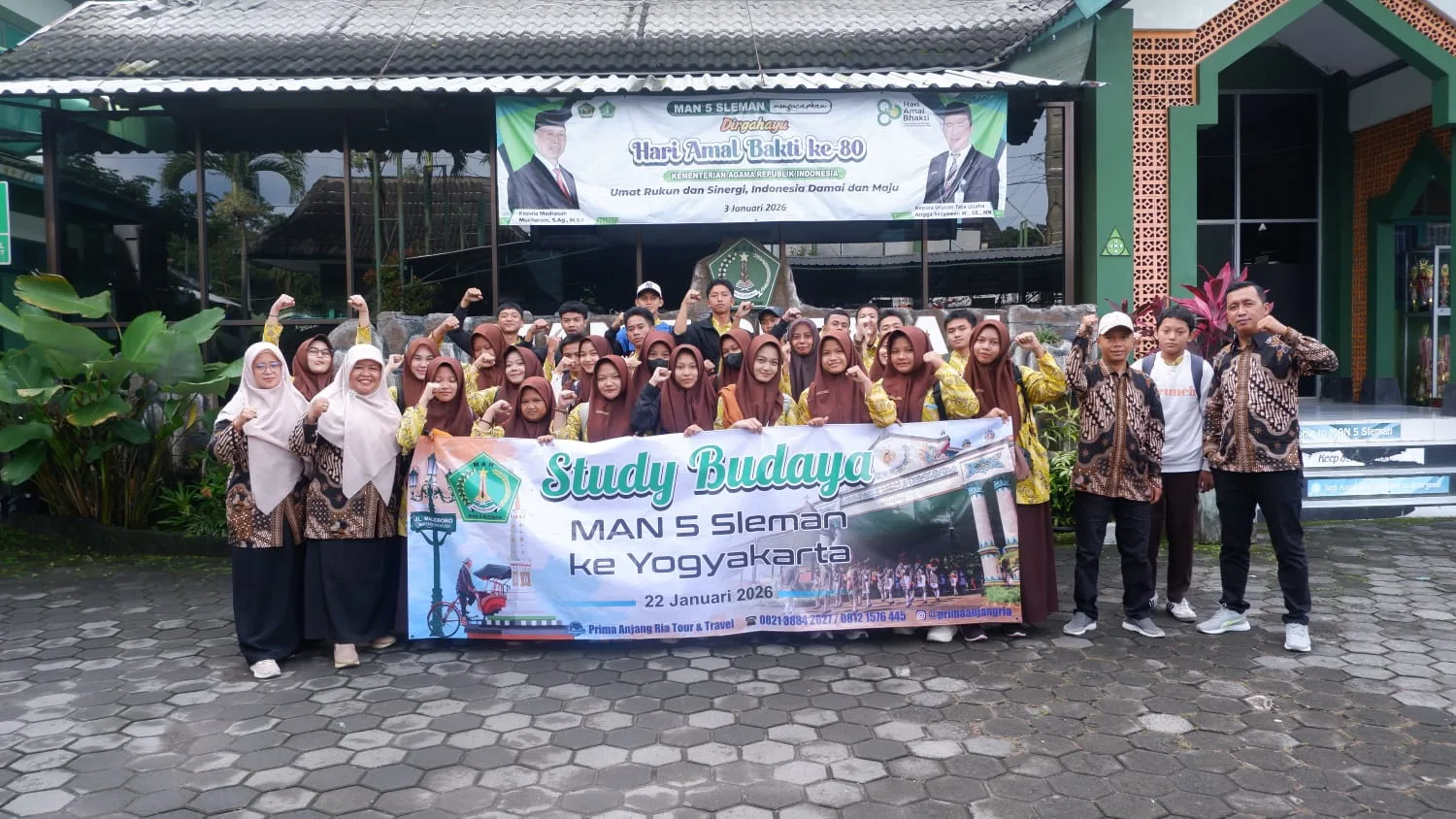 Kenali Lebih dalam Budaya Jawa, Siswa Kelas XI MAN 5 Sleman Studi Budaya di Yogyakarta