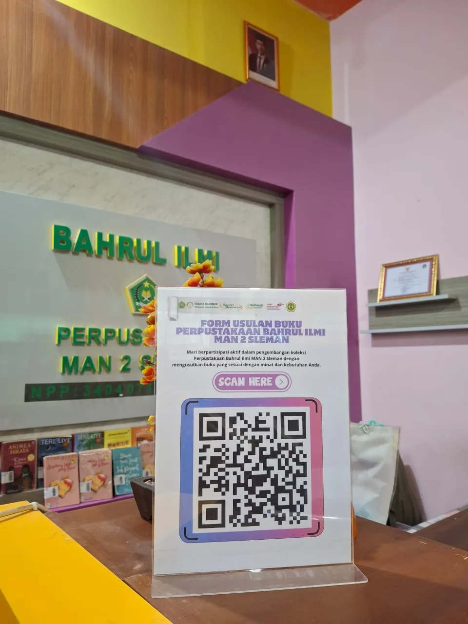 Selaraskan Koleksi dengan Kebutuhan Pemustaka, Perpustakaan Bahrul Ilmi MAN 2 Sleman Buka Usulan Buku 2026