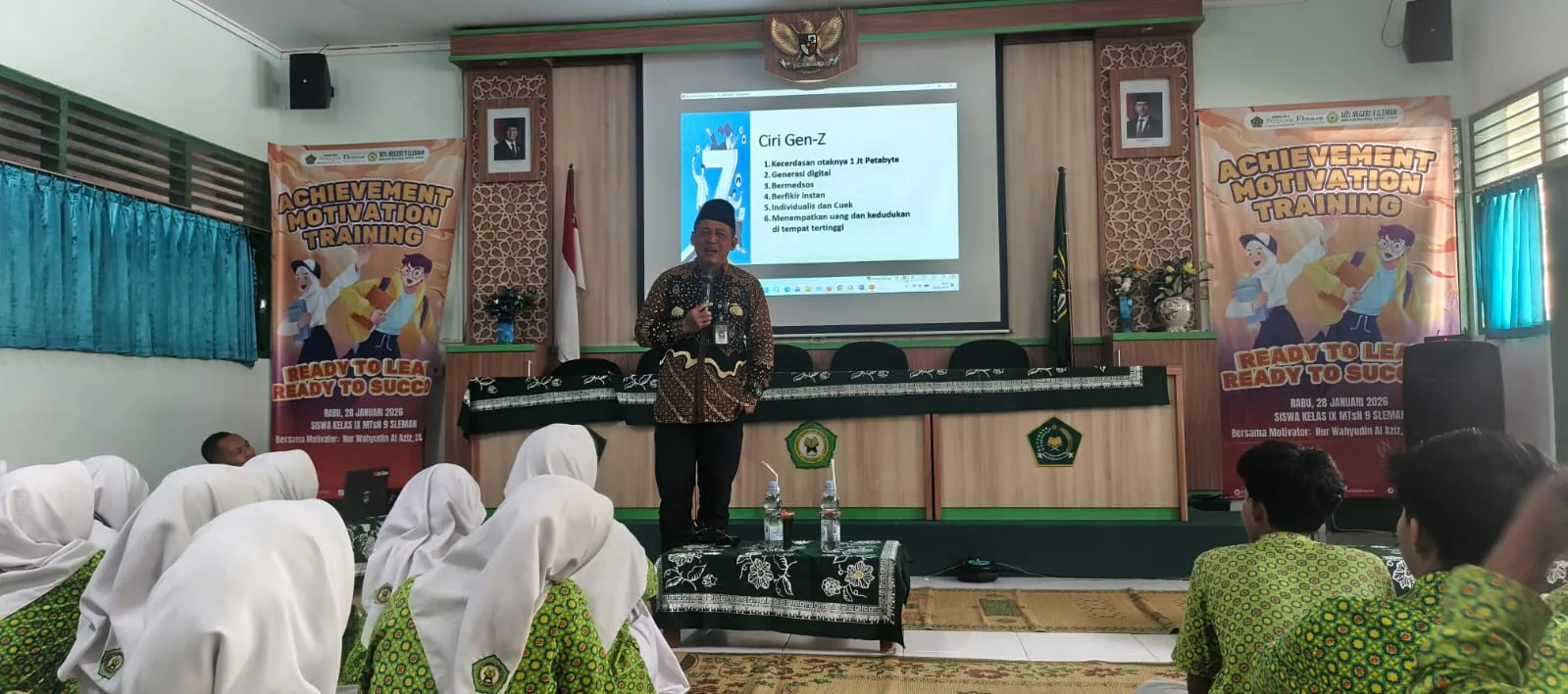 AMT Kelas IX MTsN 9 Sleman, Bekali Motivasi dan Strategi Meraih Cita-Cita