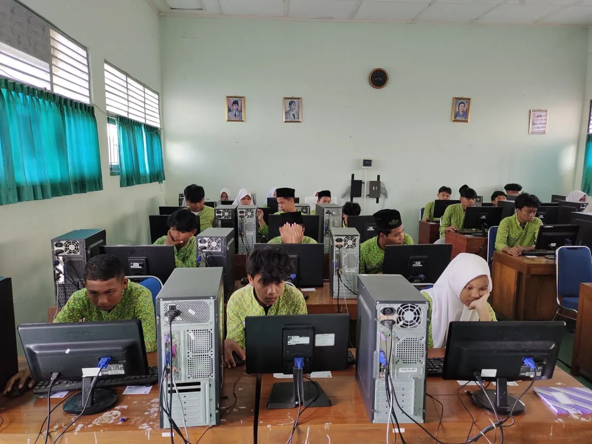 Hari Ketiga TO-TKA di MTsN 3 Sleman Berjalan Lancar dan Antusias