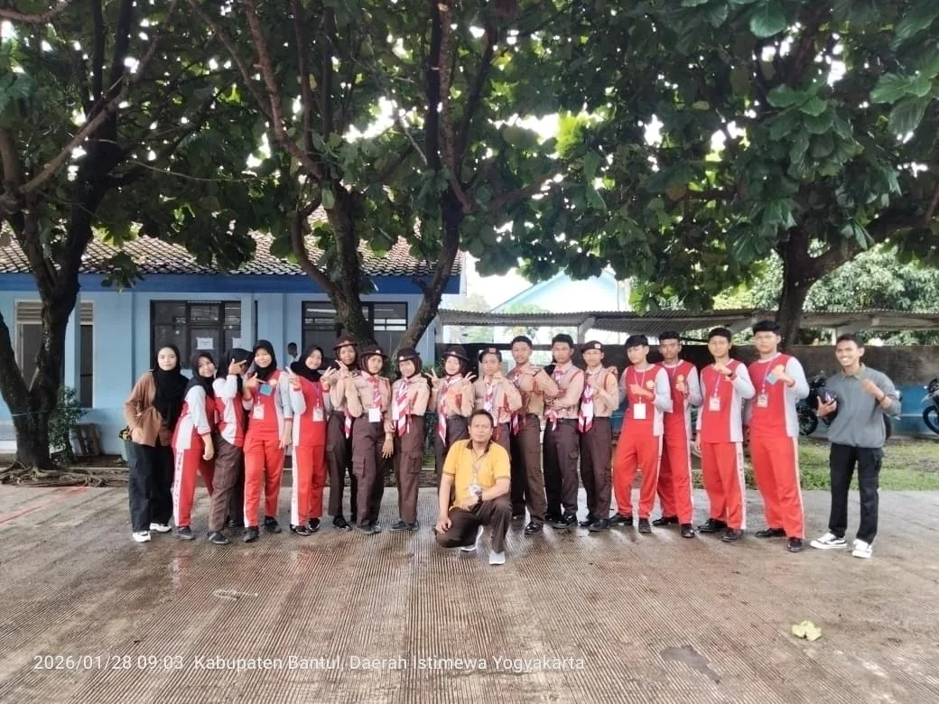 MTsN 9 Sleman Uji Ketangguhan, Kepemimpinan, dan Kreativitas Pramuka Penggalang dalam Scout Skill Challenge 2026