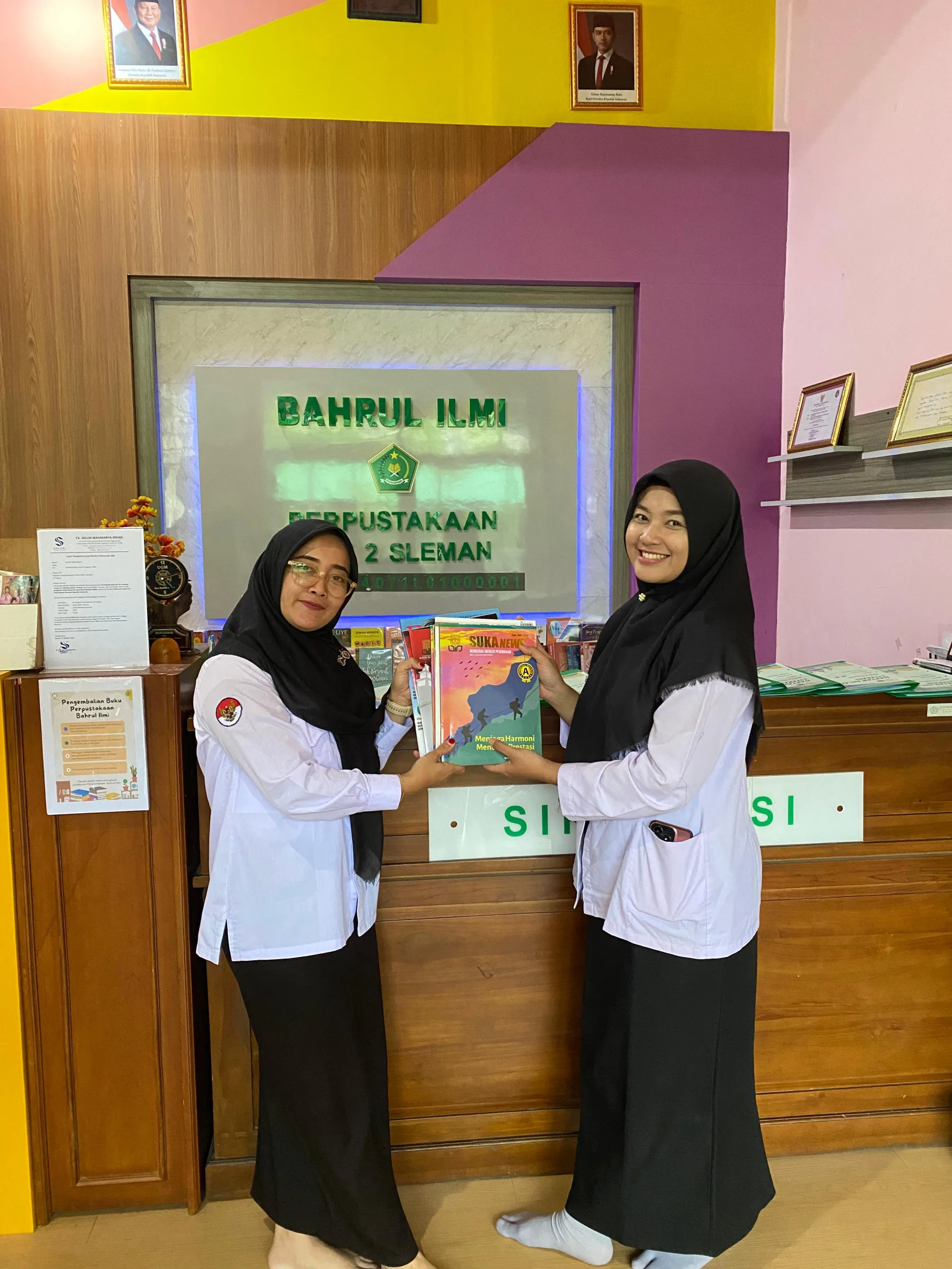 Sinergi ULD dan Perpustakaan Bahrul Ilmi MAN 2 Sleman Optimalkan Pemanfaatan Buku Usang Untuk Menulis Braille