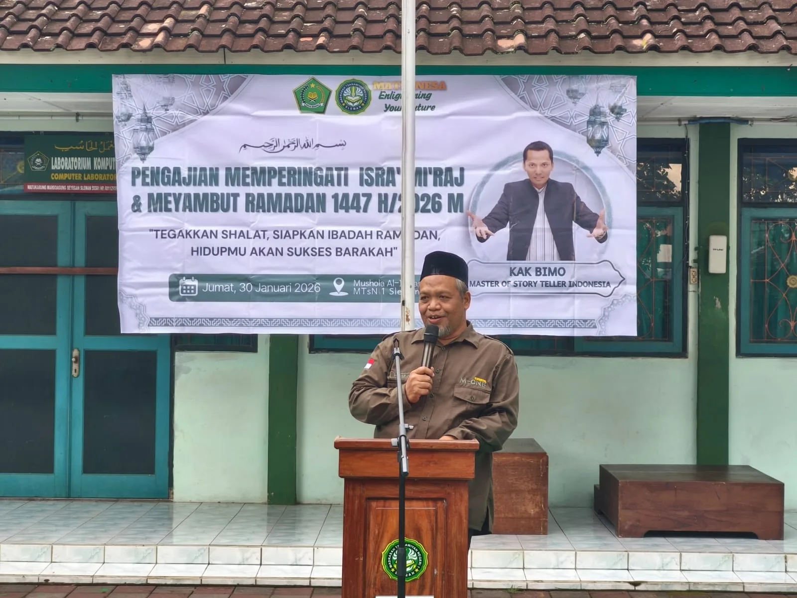 MTsN 1 Sleman Gelar Pengajian Isra Mikraj dan Sambut Ramadhan