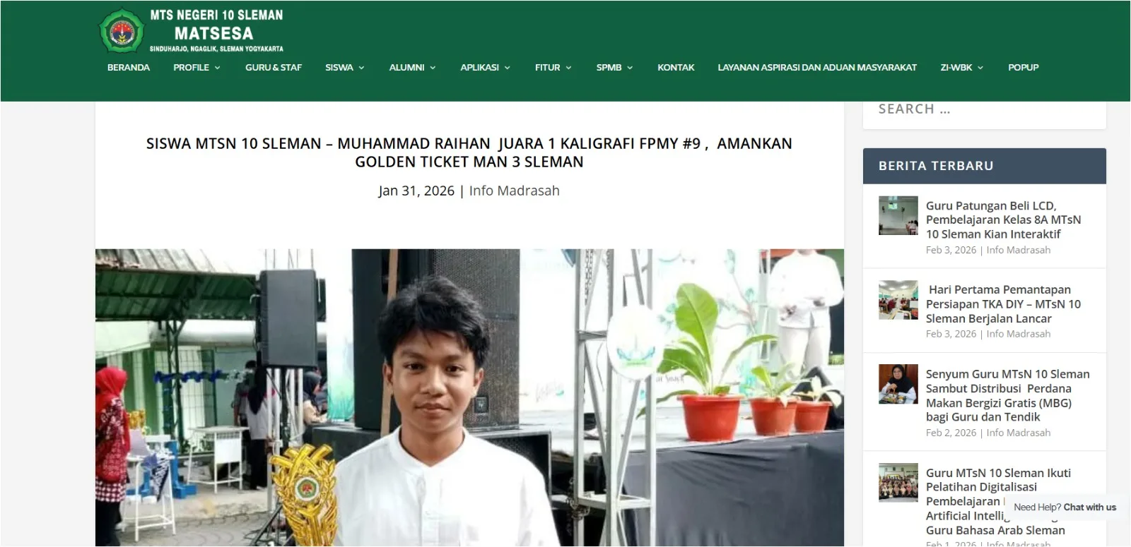Perkuat Branding Madrasah, Guru dan Tendik MTsN 10 Sleman Giat Menulis