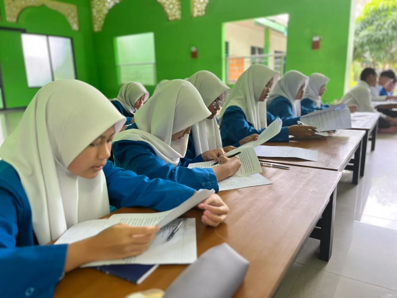 Asah Kemampuan Nyata, MTsN 2 Sleman Laksanakan Ujian Praktik Kelas IX