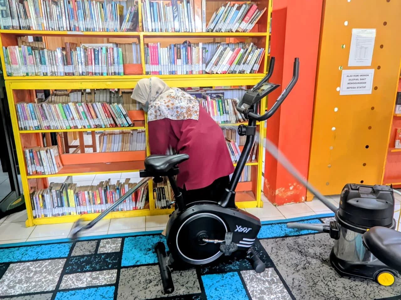 Perpustakaan MAN 3 Sleman Turut Sukseskan Program GEMILANG dengan Aksi Bersih Perpustakaan