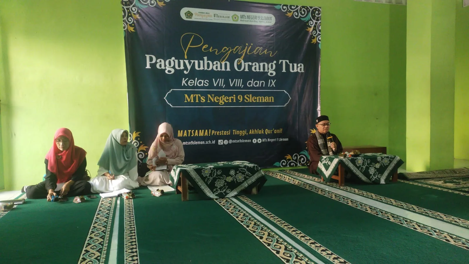 Waka Humas MTsN 9 Sleman Sampaikan Sambutan Penuh Makna dalam Pengajian POT