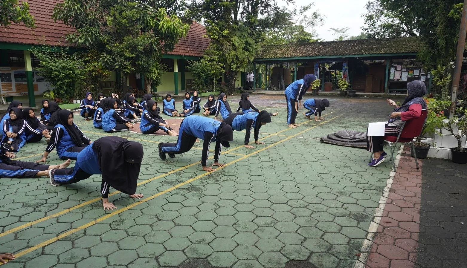 Ujian Praktik Kelas IX MTsN 4 Sleman Berjalan Lancar