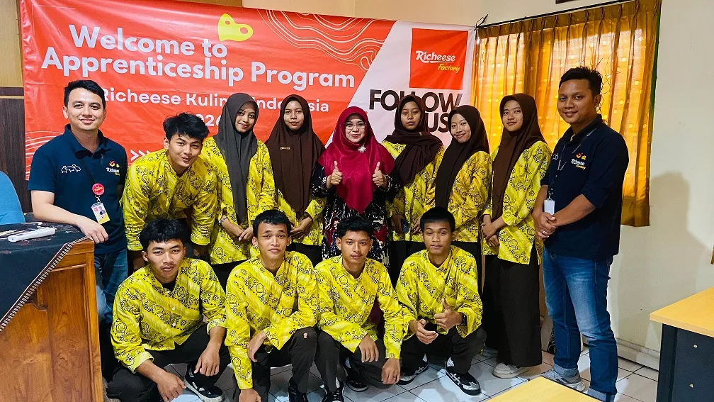 Siswa Tata Boga MAN 5 Sleman Lolos Seleksi Magang di Richeese Factory