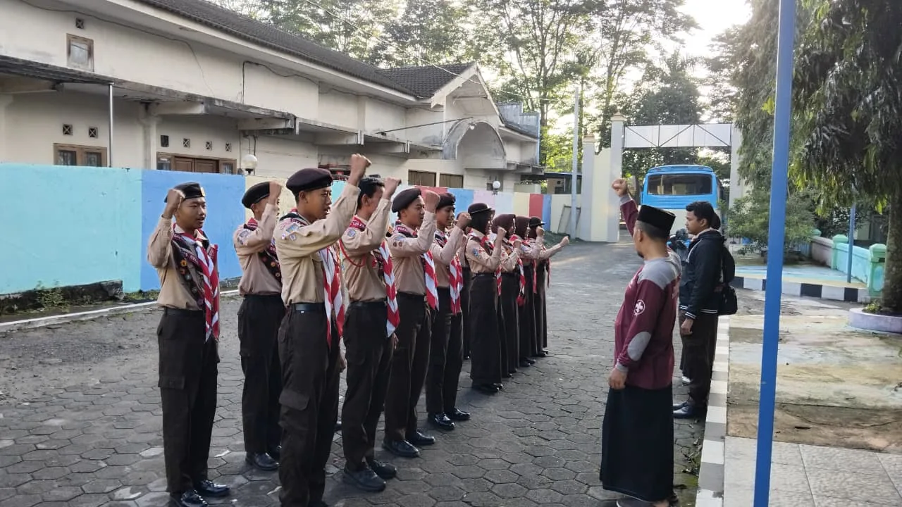 Pemberangkatan Team Scout Matsanega Go To  Army IQ Scout Competition