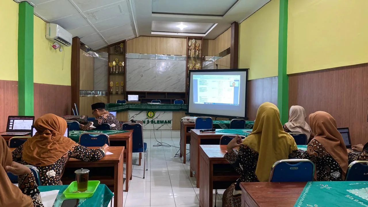Menuju Visitasi PMPZI 2026, MTsN 3 Sleman Matangkan Bukti Eviden Lewat Pendampingan Intensif Kemenag