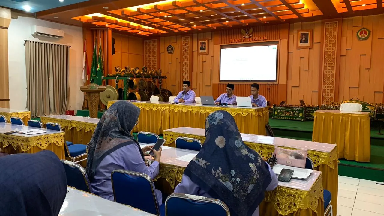 Pastikan UM Berjalan Tertib dan Sukses, MAN 3 Sleman Gelar Rapat Koordinasi Intensif