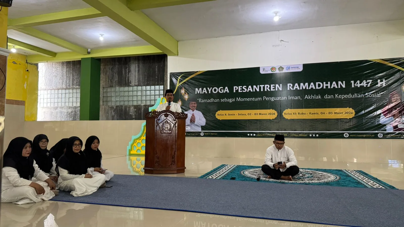 Kepala MAN 3 Sleman Resmi Buka Kegiatan Mayoga Pesantren Ramadhan 1447 Hijriah