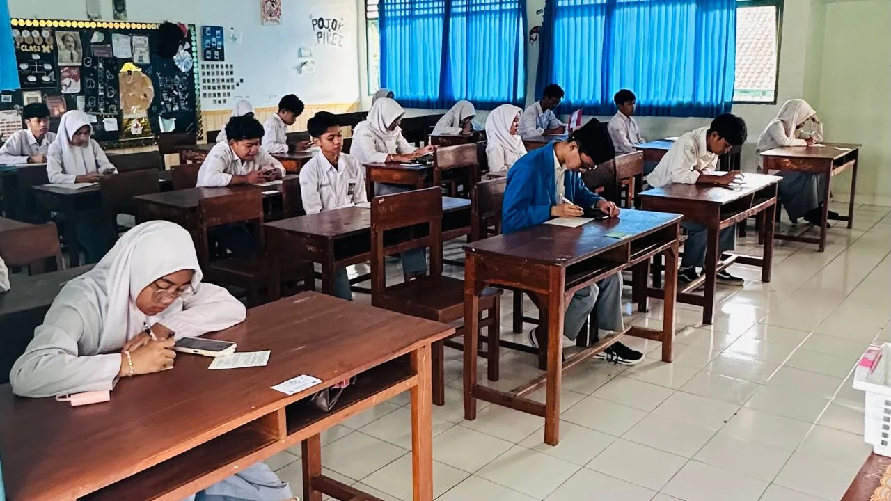 Langkah Awal Kelas XII MAN 5 Sleman Tempuh Ujian Madrasah Hari Pertama