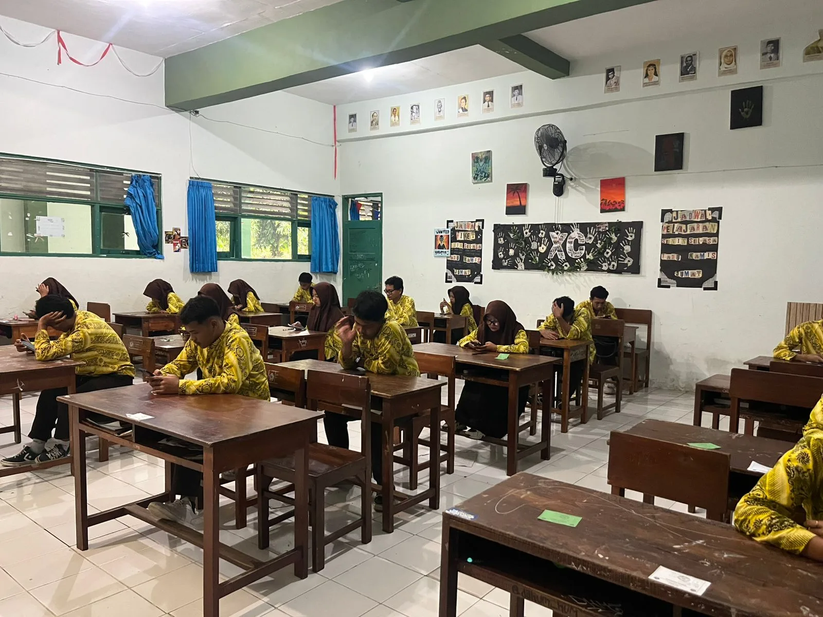 Optimisme Siswa MAN 5 Sleman Hadapi Hari Keempat Ujian Madrasah