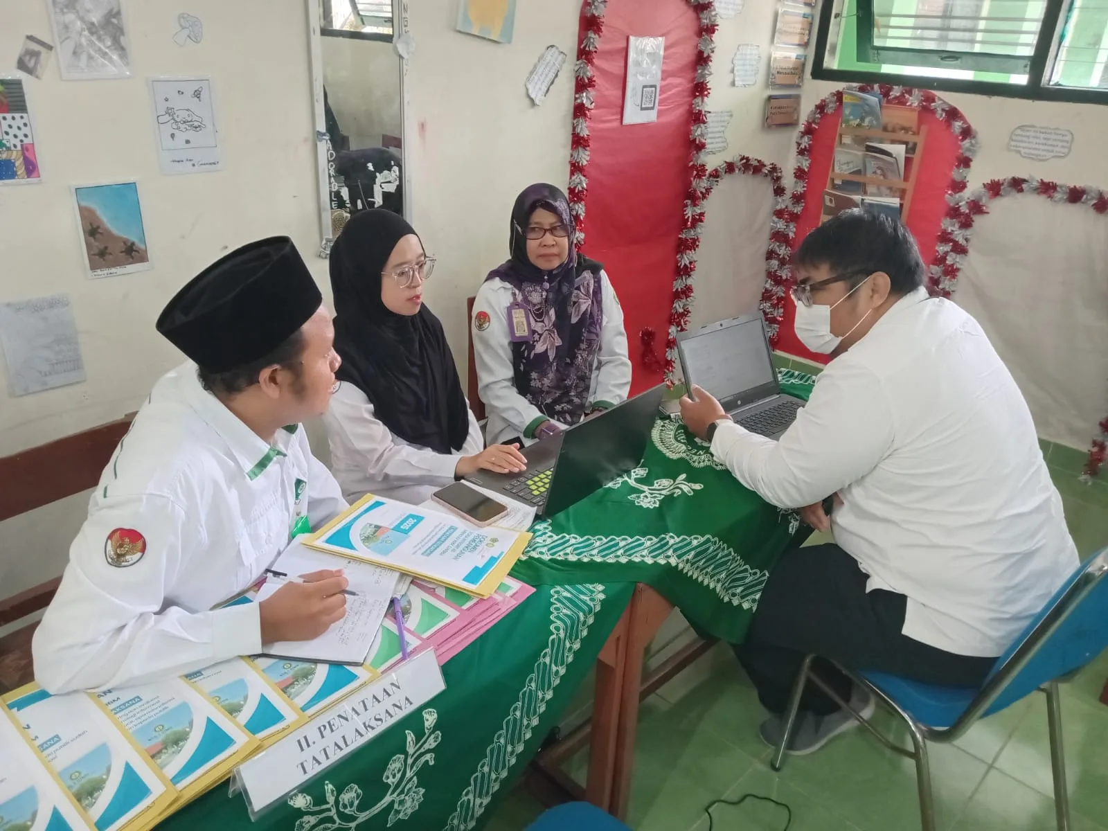 Genggam Semangat  Bulatkan Tekad, Komponen 2 MTs Negeri 3 Sleman Hadapi Penilaian Pendahuluan PMPZI