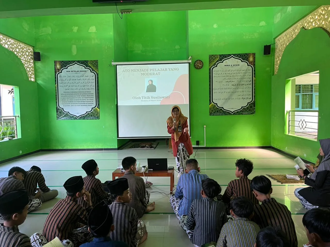 Siswa Kelas VII MTsN 2 Sleman Antusias Ikuti Sosialisasi Moderasi Beragama