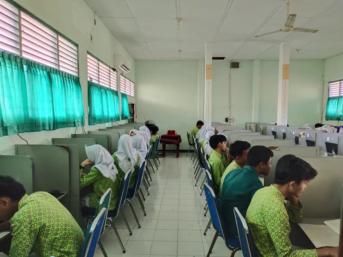 Tanpa Kendala, Gladi TKA MTsN 3 Sleman Sesi Pertama Berjalan Sukses