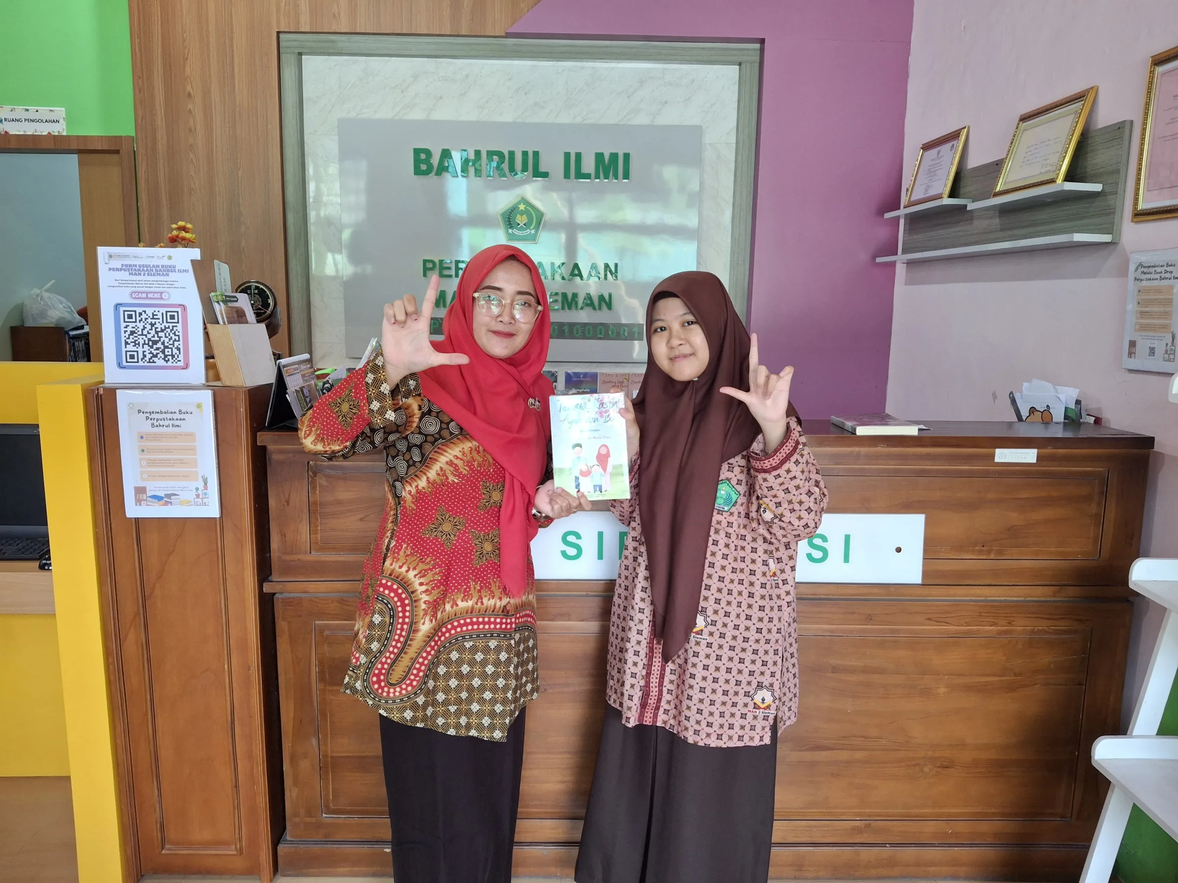 Dua Buku Karya Siswa Resmi Terbit, Perpustakaan Bahrul Ilmi MAN 2 Sleman Dorong Semangat Literasi