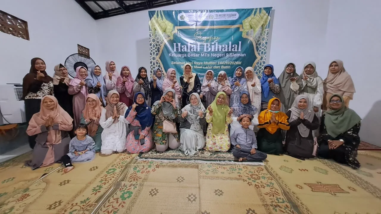 Syawalan Halal Bihalal Keluarga Besar MTsN 9 Sleman