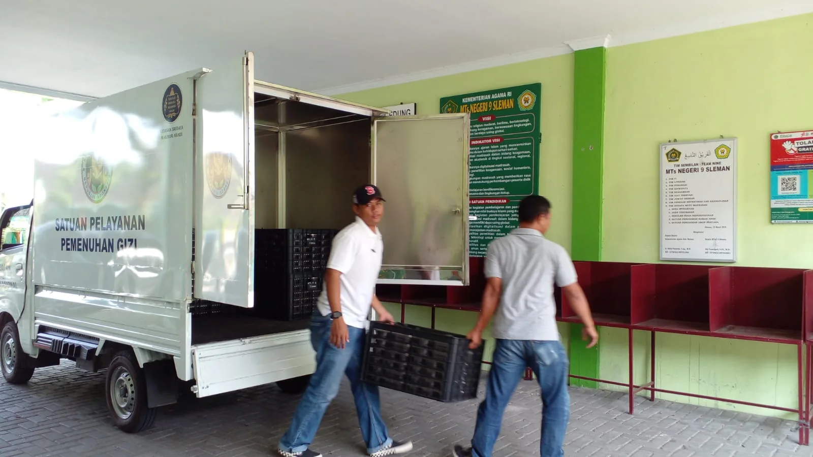 MTsN 9 Sleman Sambut Penerimaan Perdana MBG Setelah Libur Sekolah