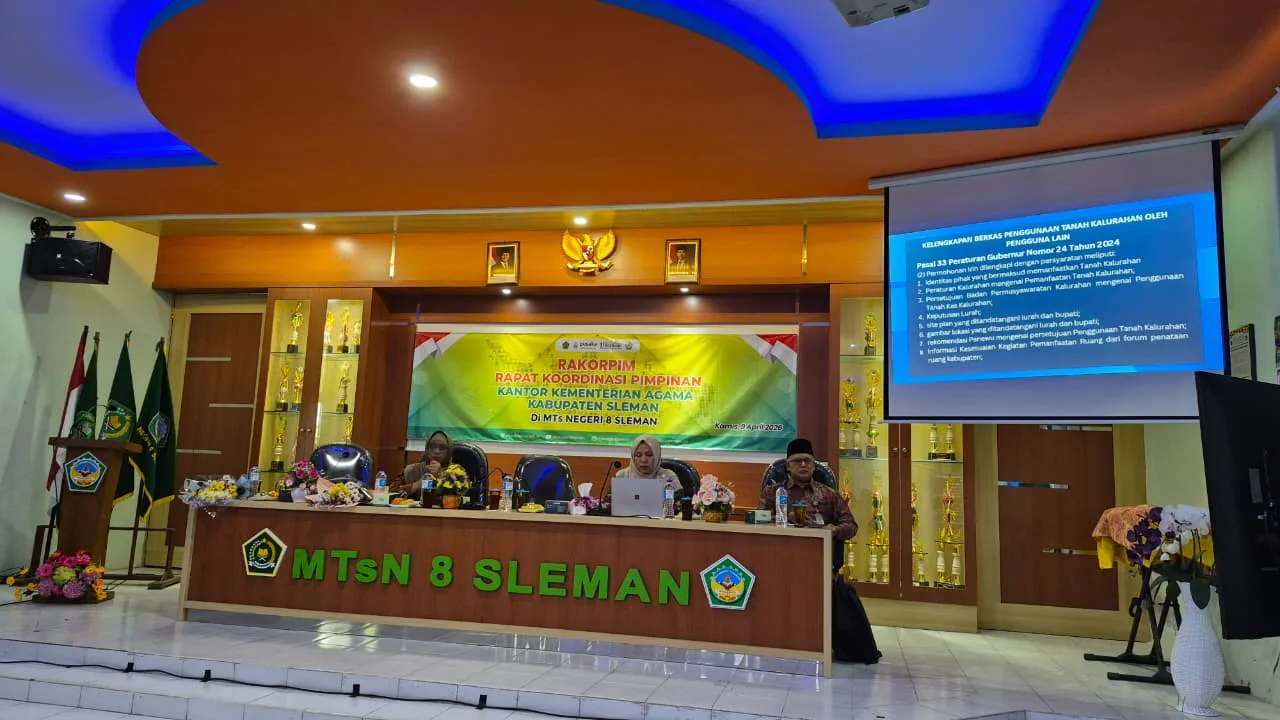 MAN 3 Sleman Hadiri Sosialisasi Pemanfaatan Tanah Kas Desa oleh Dinas Pertanahan dan Tata Ruang
