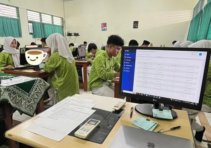 Mantap, TKA Hari Pertama MTsN 10 Sleman Berjalan Lancar