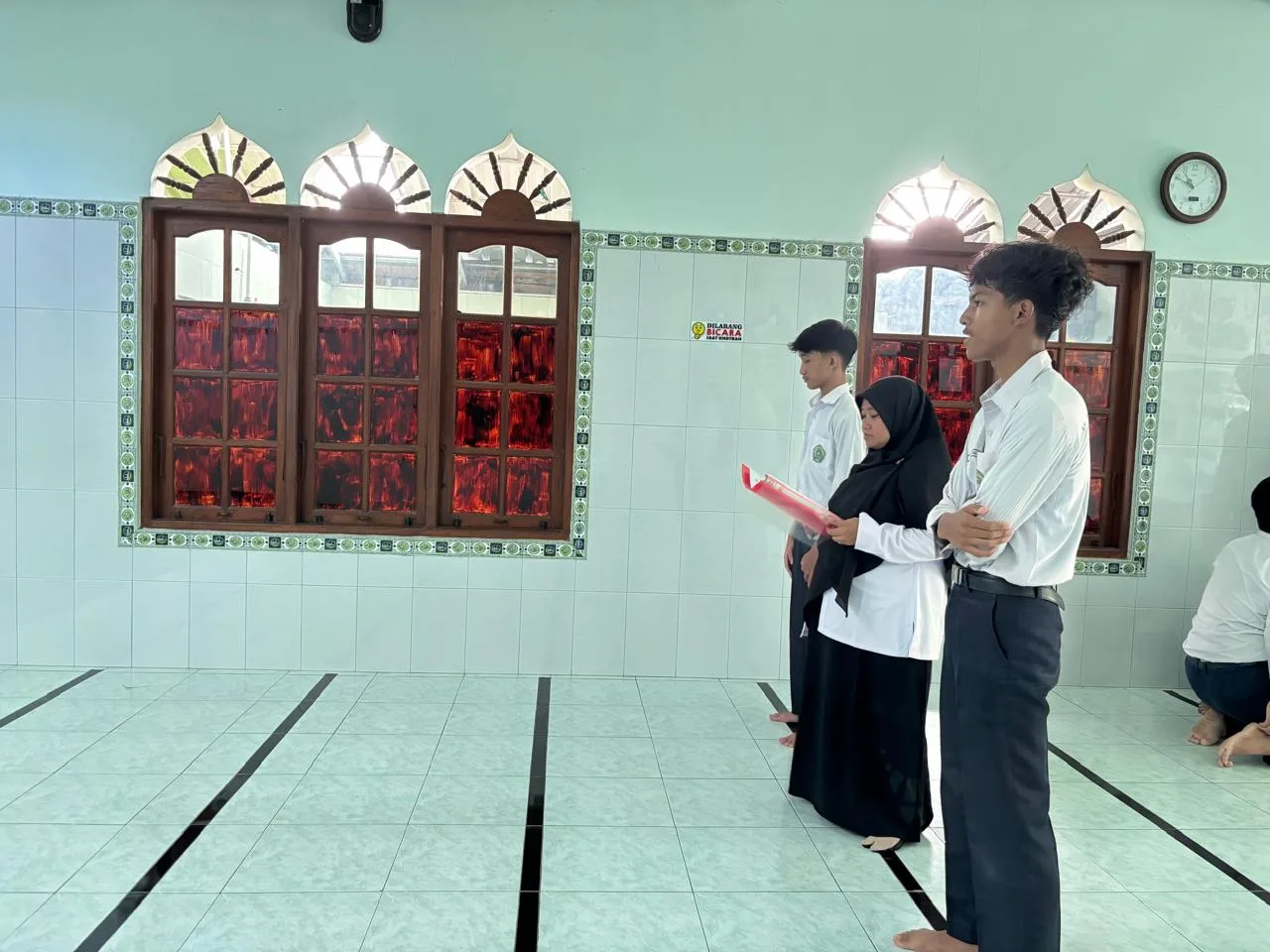 Hari Pertama Ujian Praktik,Siswa Kelas IXA, IXB, IXC MTsN 8 Sleman Jalani Ujian Praktik PAI