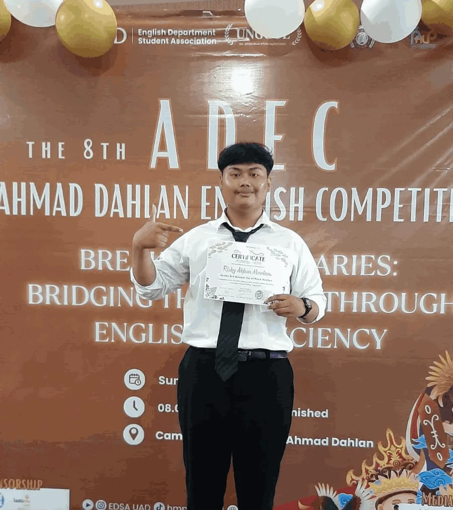Ketika Literasi Berbuah Prestasi: Rizky Akbar Maulana Bersinar di Ajang Nasional