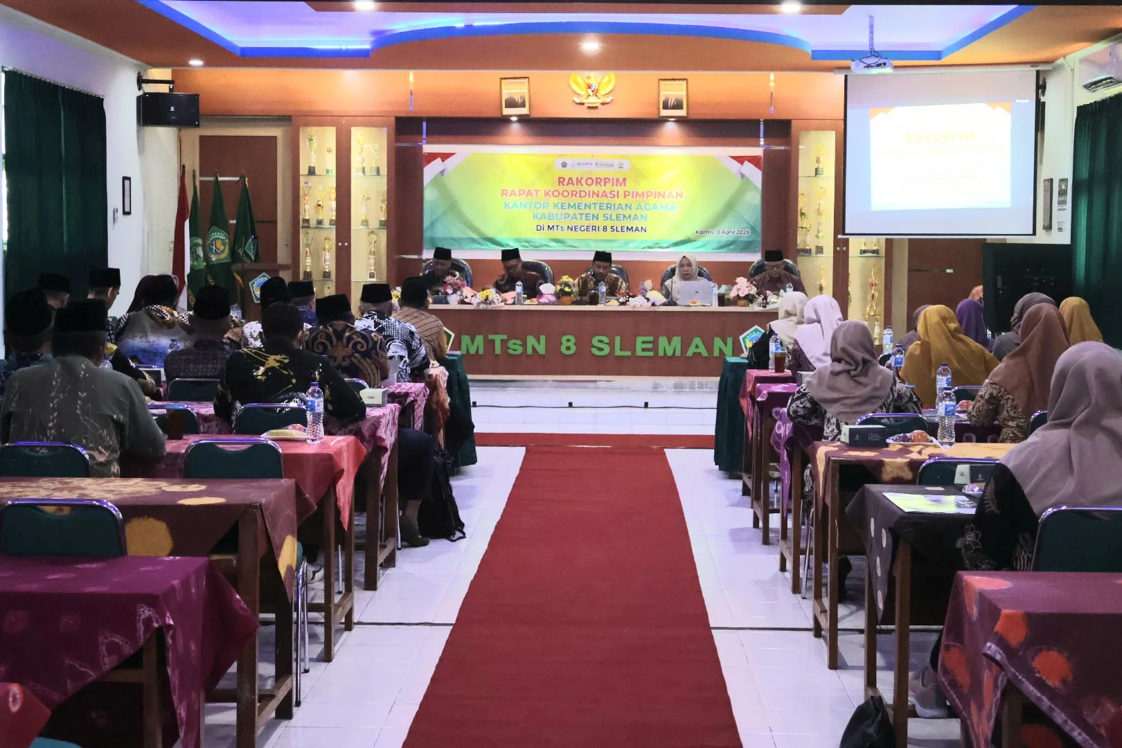 MTsN 8 Sleman Jadi Tuan Rumah RAKORPIM