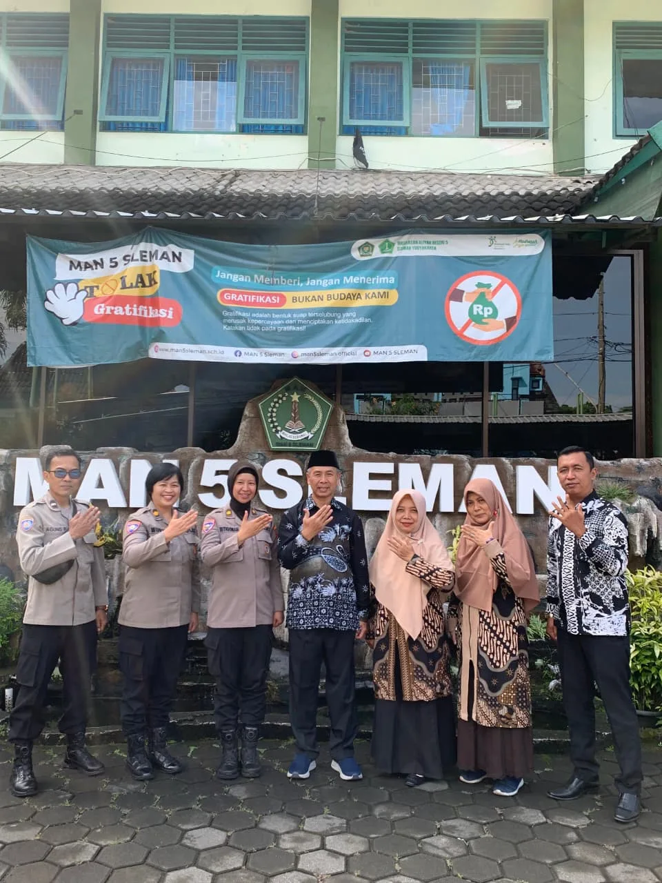Pererat Sinergi, MAN 5 Sleman Terima Kunjungan Silaturahmi dan Edukasi dari Polda DIY