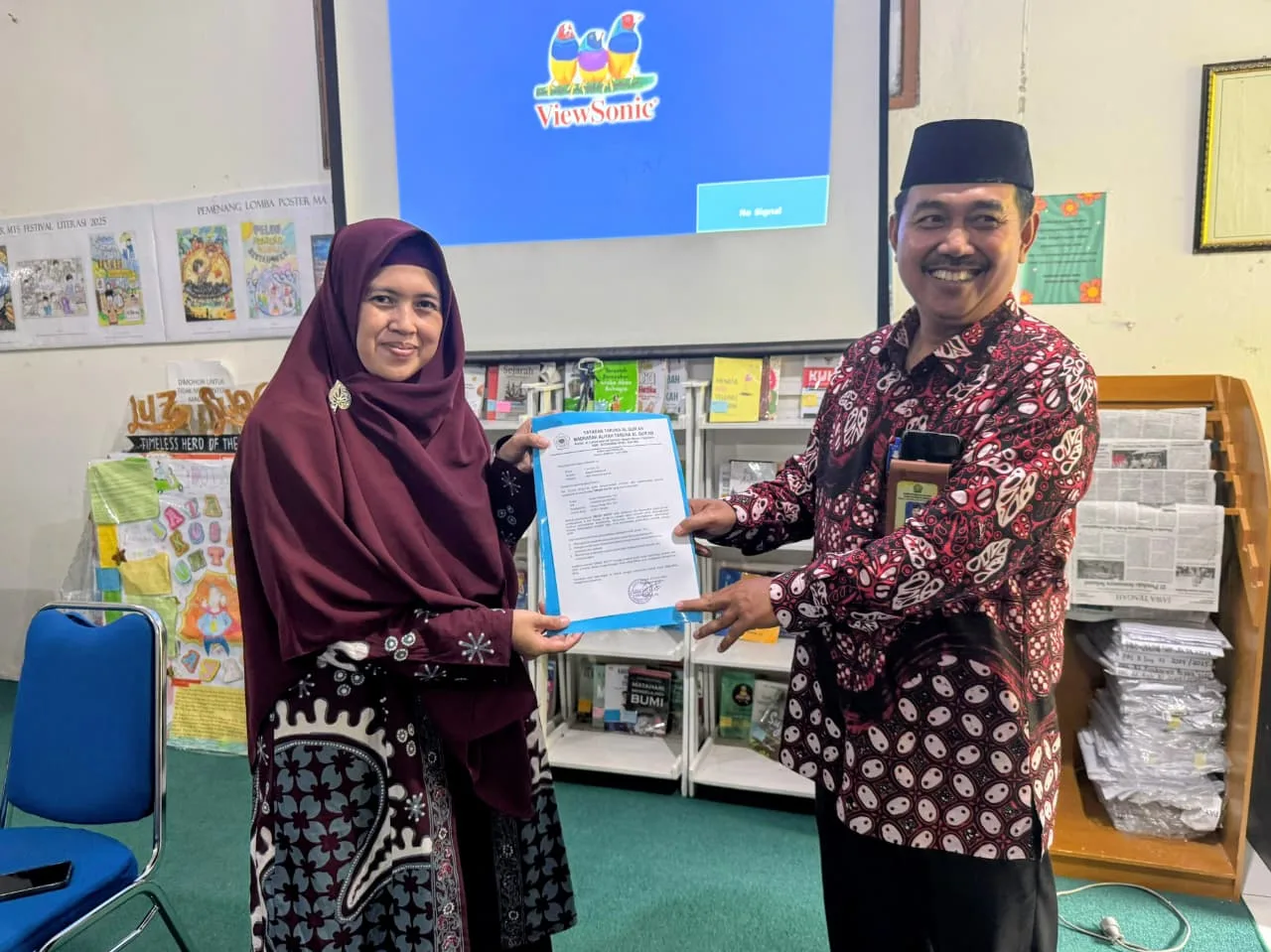 MAN 3 Sleman Sambangi MA Taruna Al-Quran, Teken MoU dan Imbaskan Smart Math kepada Guru Matematika