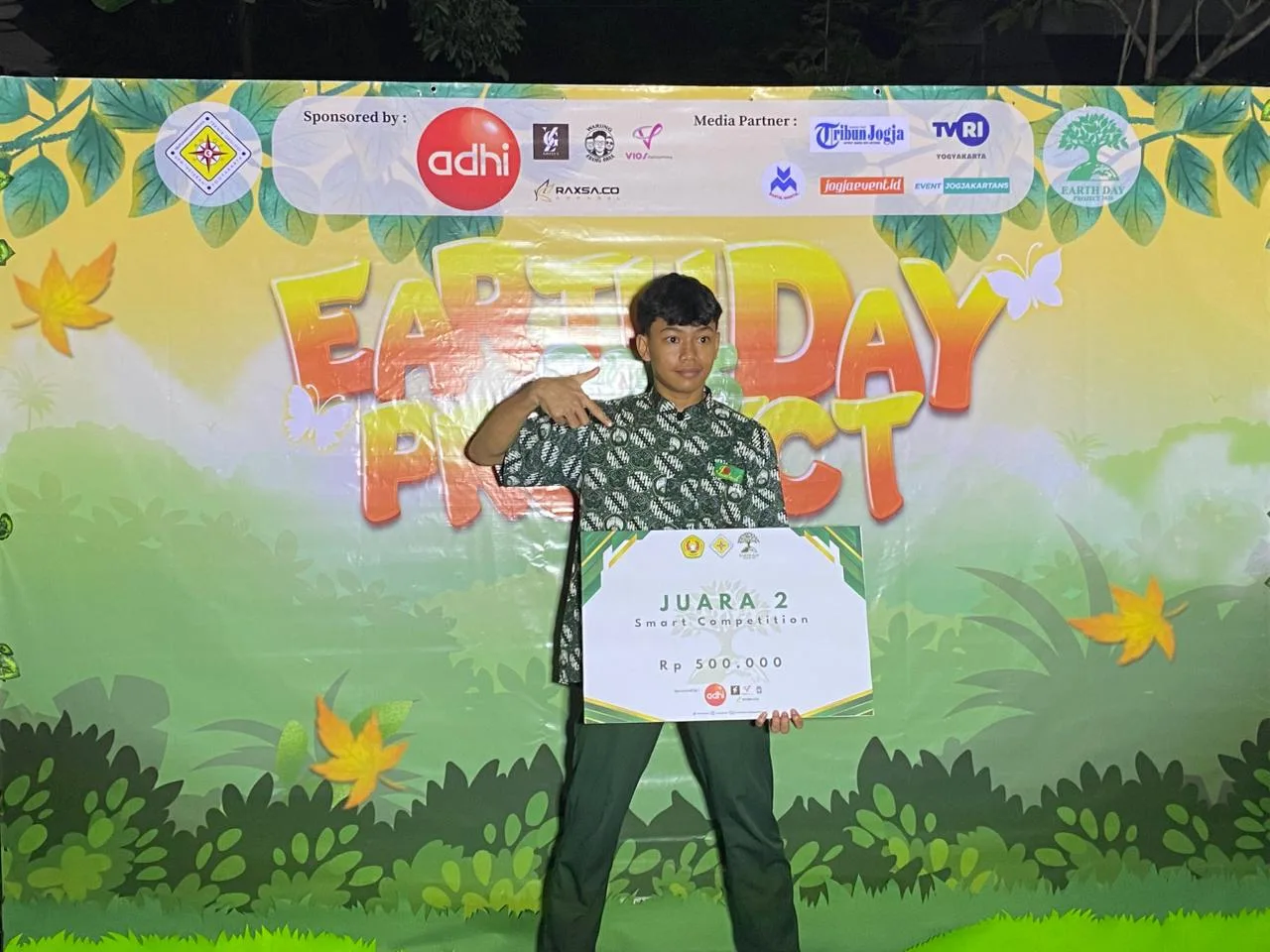 Siswa MAN 3 Sleman, Zulhilmi Raih Juara 2 Smart Competition Earth Day 2026