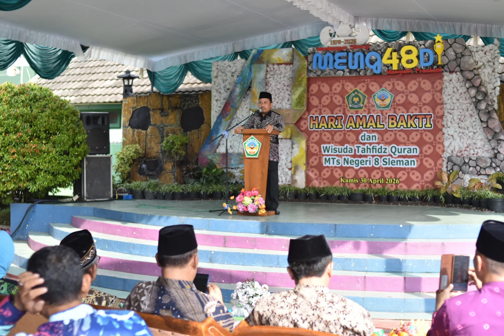 Kepala Kantor Kementerian Agama Kabupaten Sleman: HAB ke-48 MTsN 8 Sleman Jadi Momentum Refleksi dan Penguatan Prestasi