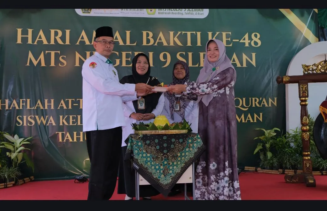 MTsN 9 Sleman Gelar Peringatan HAB ke-48 dan Haflah At-Tasyakur Li Tahfidzil Qur’an