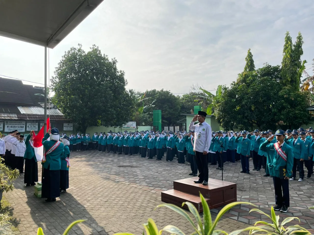 Upacara Hardiknas 2026 di MTsN 4 Sleman Berlangsung Khidmat