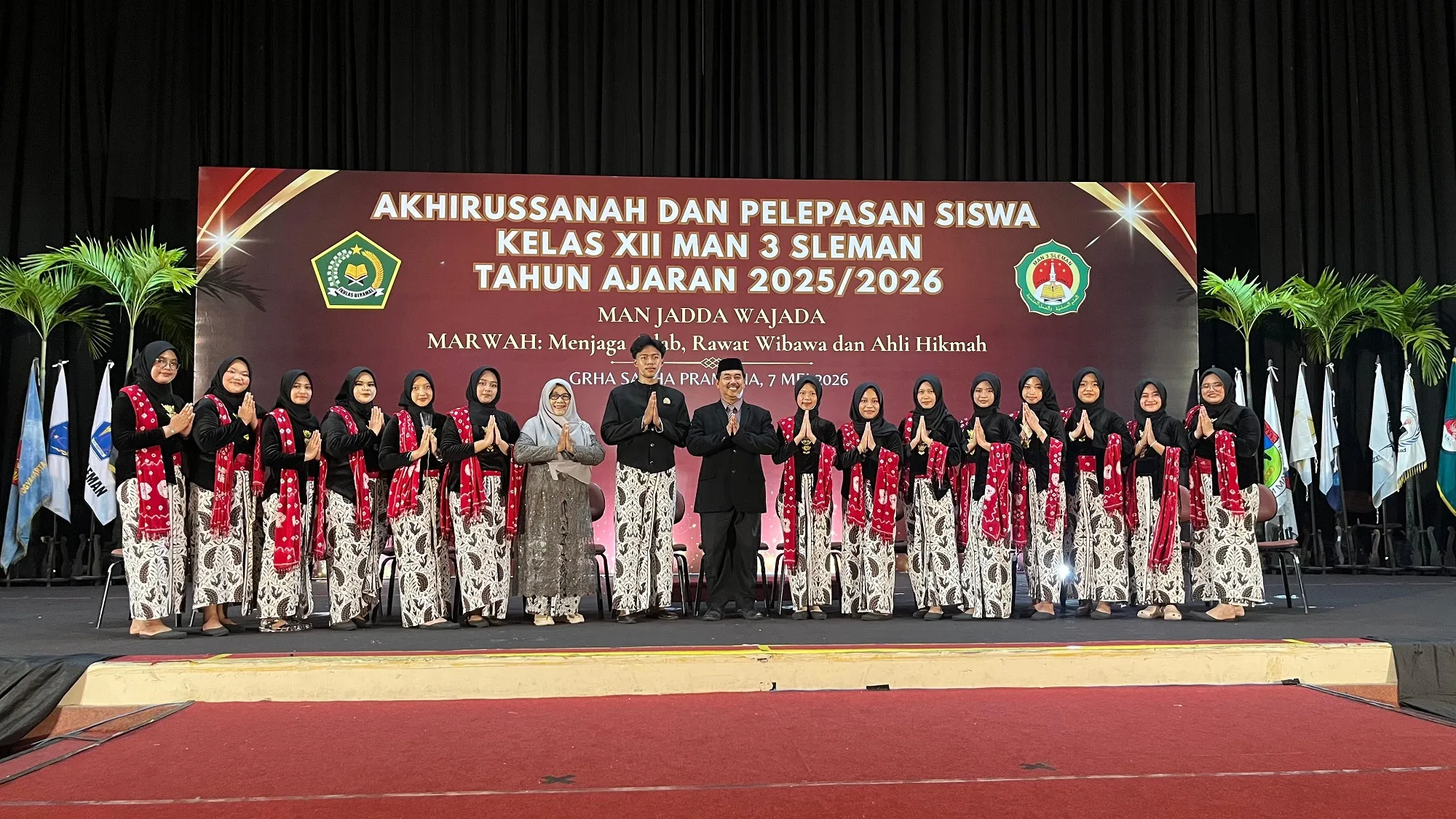Lestarikan Budaya di Panggung GSP UGM, Tim Karawitan Mayoga Laras Pukau Audiens Akhirussanah MAN 3 Sleman