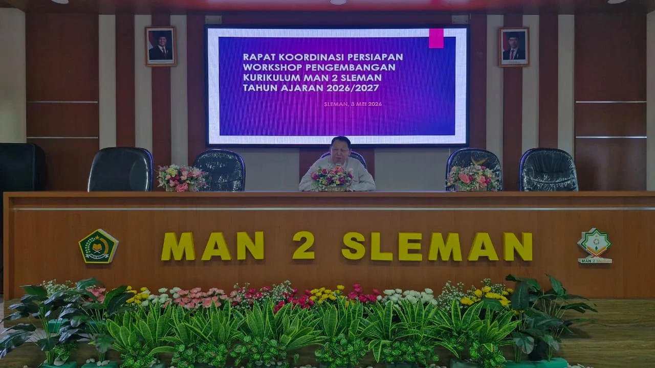 Rapat Koordinasi Tim Pengembang Kurikulum MAN 2 Sleman Optimalkan Persiapan Tahun Ajaran 2026/2027