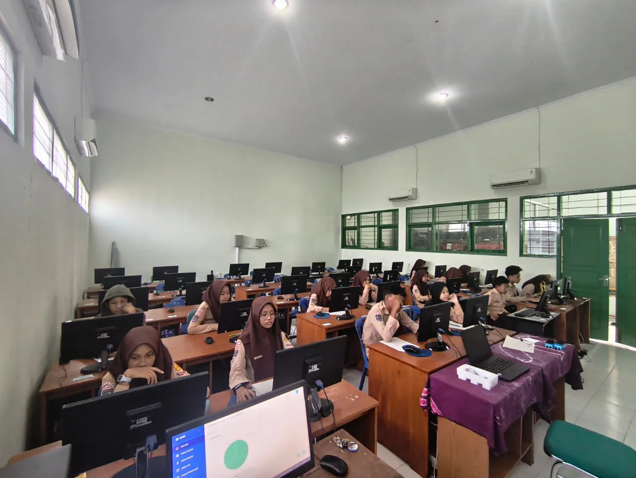 15 Siswa MTsN 8 Sleman Ikuti Uji Coba OSN-Kabupaten Jenjang SMP/MTs