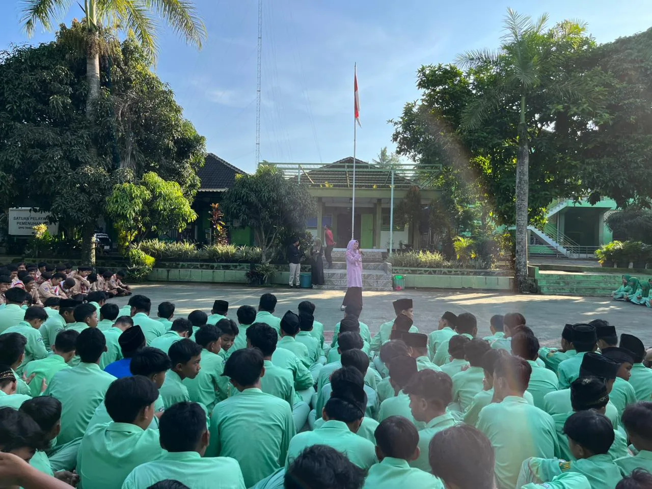 Bangun Budaya Tertib, Siswa MTsN 2 Sleman Ikuti Sosialisasi Lalu Lintas