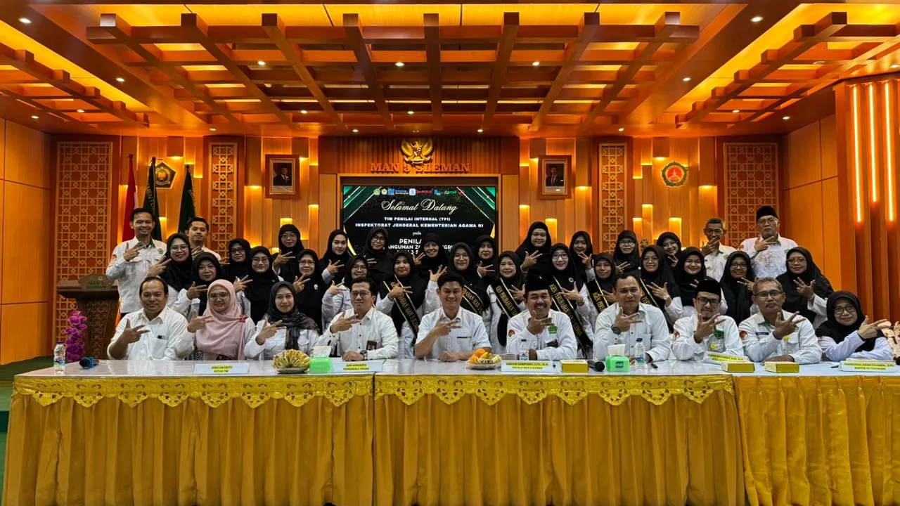 MAN 3 Sleman Jalani Penilaian Lapangan Zona Integritas oleh TPI Kemenag RI