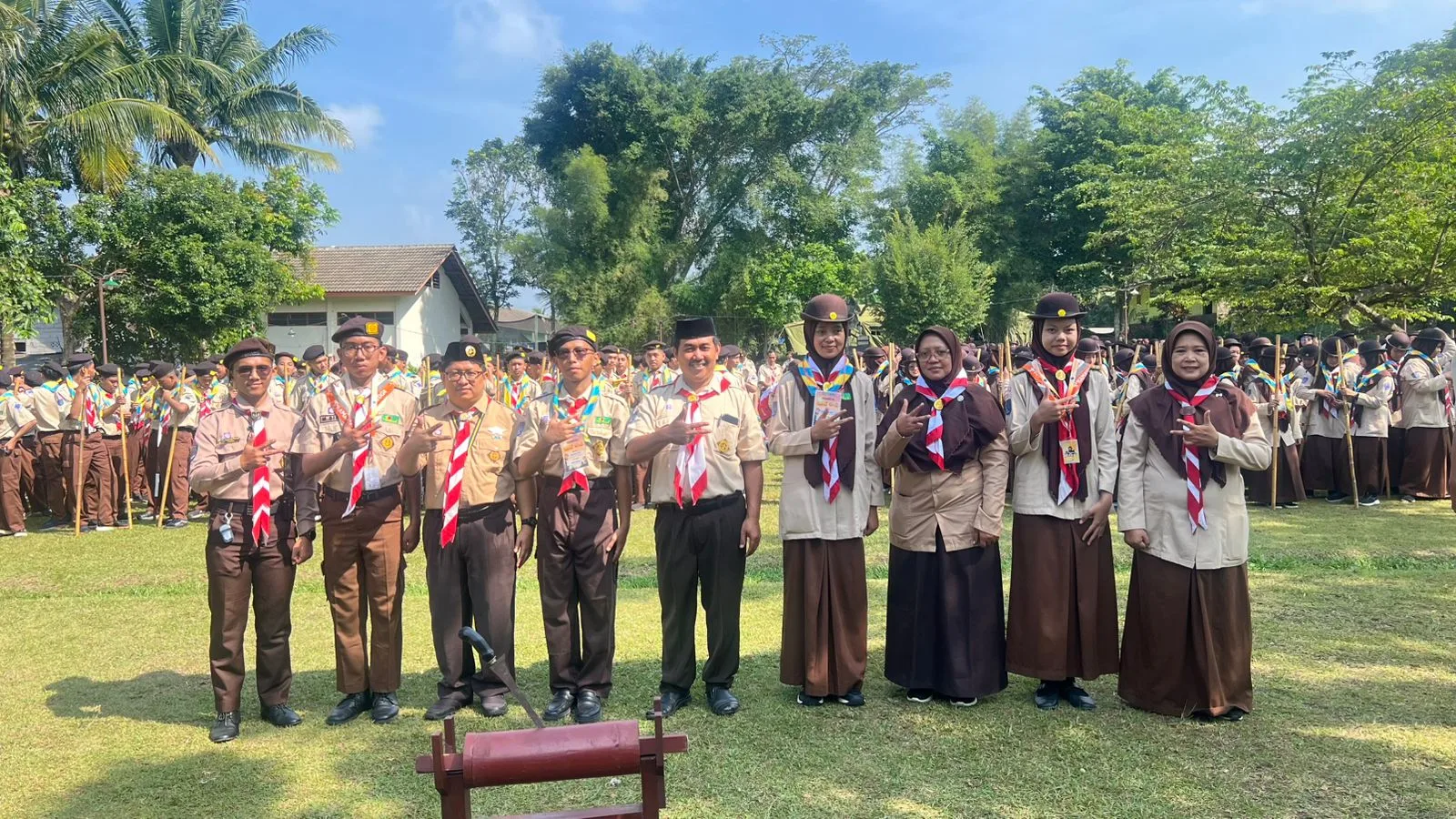 Pelepasan Burung dan Penanaman Bibit Pohon Warnai Pembukaan Mayoga Scout Camp (MSC) #20 MAN 3 Sleman