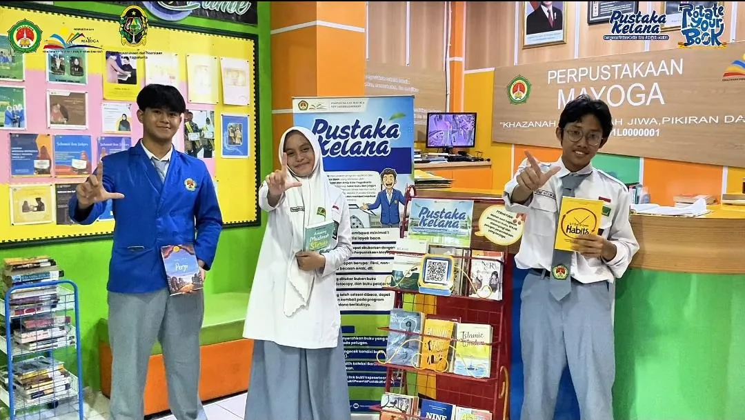 Pustaka Kelana Resmi Diluncurkan, Perpustakaan MAN 3 Sleman Hadirkan Layanan Tukar Buku dan Jelajah Cerita