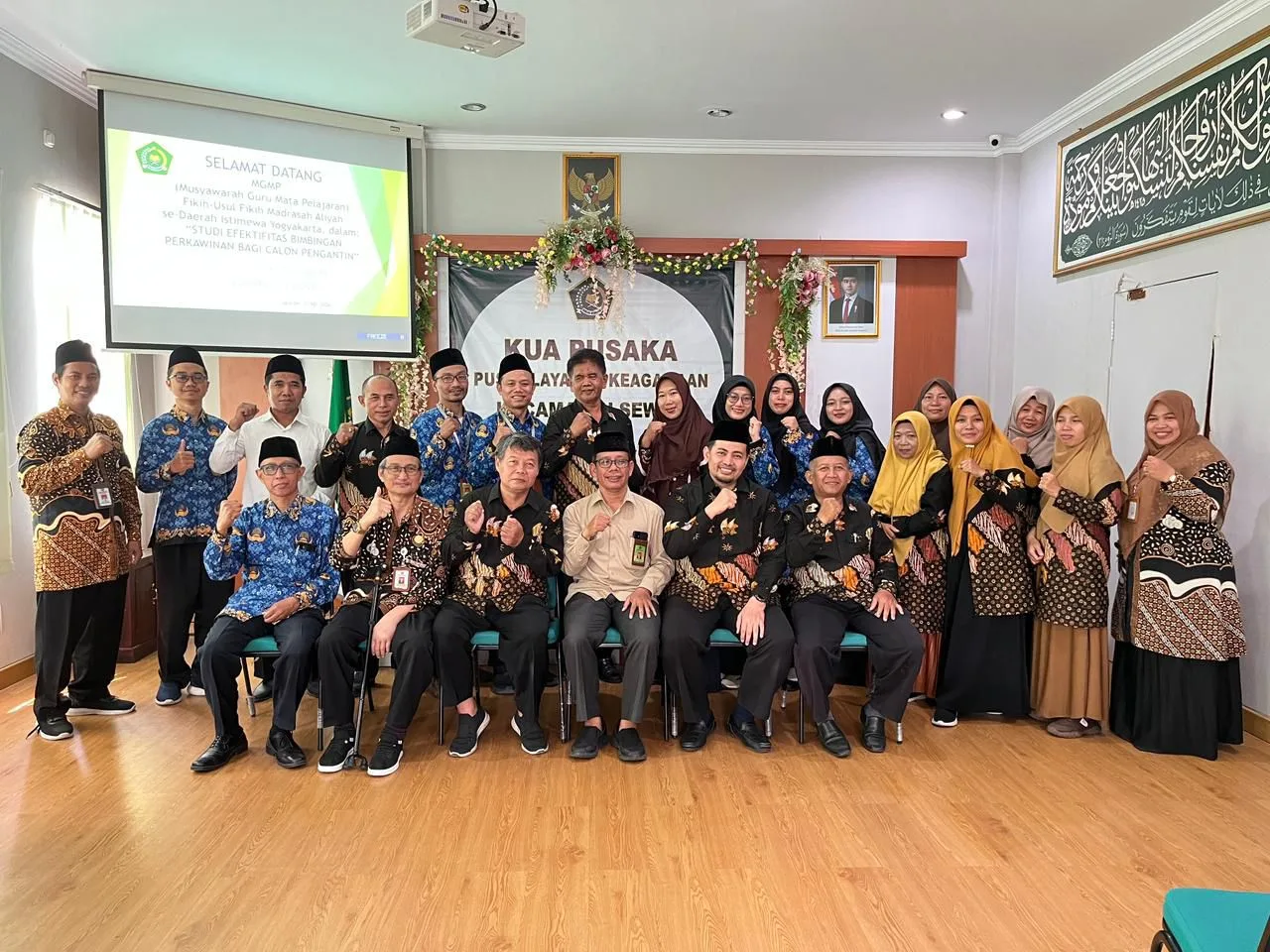 Guru Fikih-Ushul Fikih MAN 3 Sleman Ikuti Studi Efektivitas BIMWIN MAN se-DIY di KUA Sewon Bantul