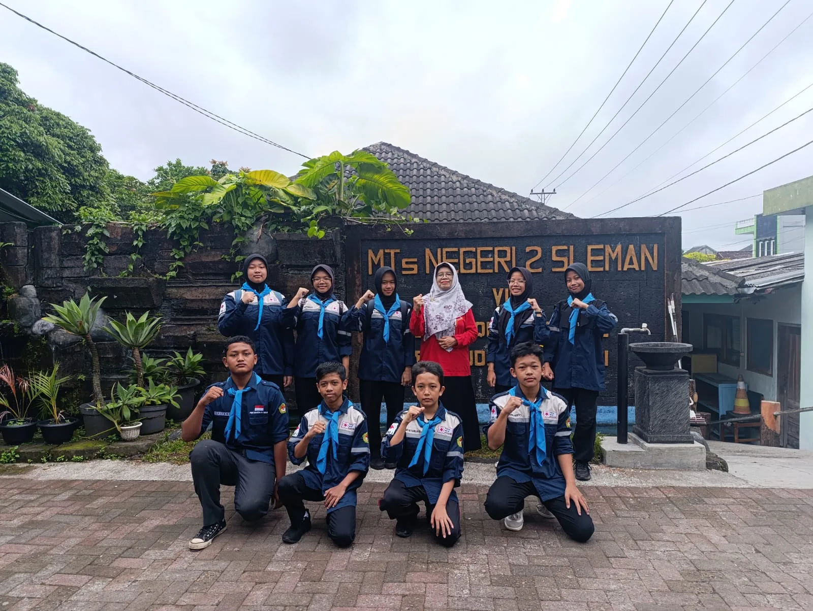 Semangat dan Sportivitas, MTsN 2 Sleman Ambil Bagian dalam Lomba PMR di SMK Negeri 2 Depok