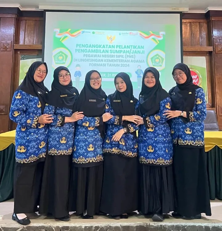 Delapan Guru CPNS MAN 3 Sleman Resmi Dilantik jadi PNS Kemenag