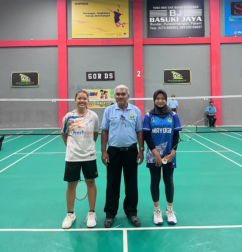 Laga O2SN Bulu Tangkis Sleman 2026: Perjuangan Hamzah dan Zulfa untuk MAN 3 Sleman