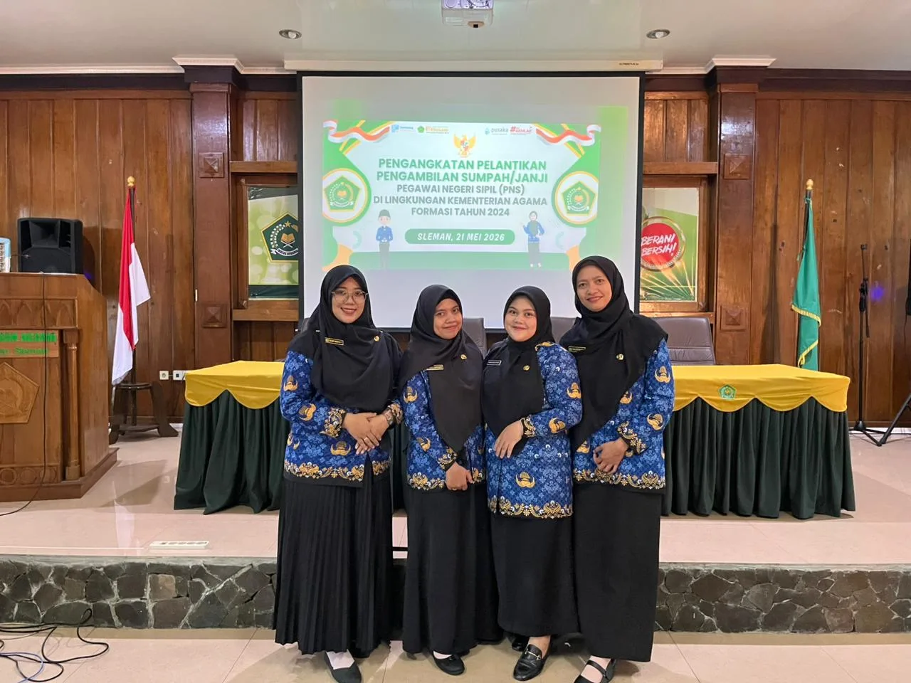 Lima Guru MAN 2 Sleman Resmi Dilantik jadi PNS, Siap Perkuat Pendidikan Madrasah