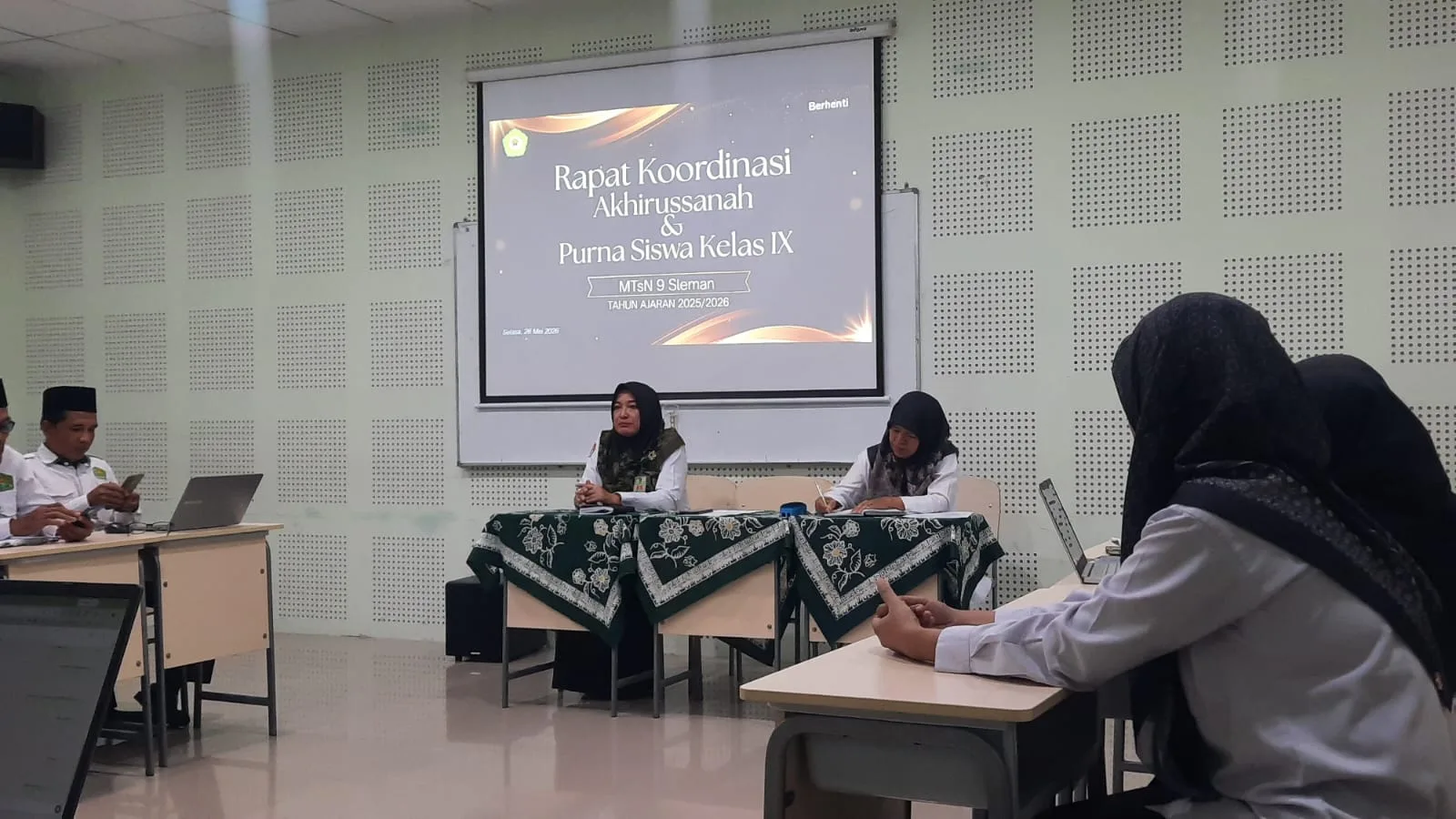 MTsN 9 Sleman Gelar Rapat Koordinasi Akhirussanah dan Purna Siswa Kelas IX