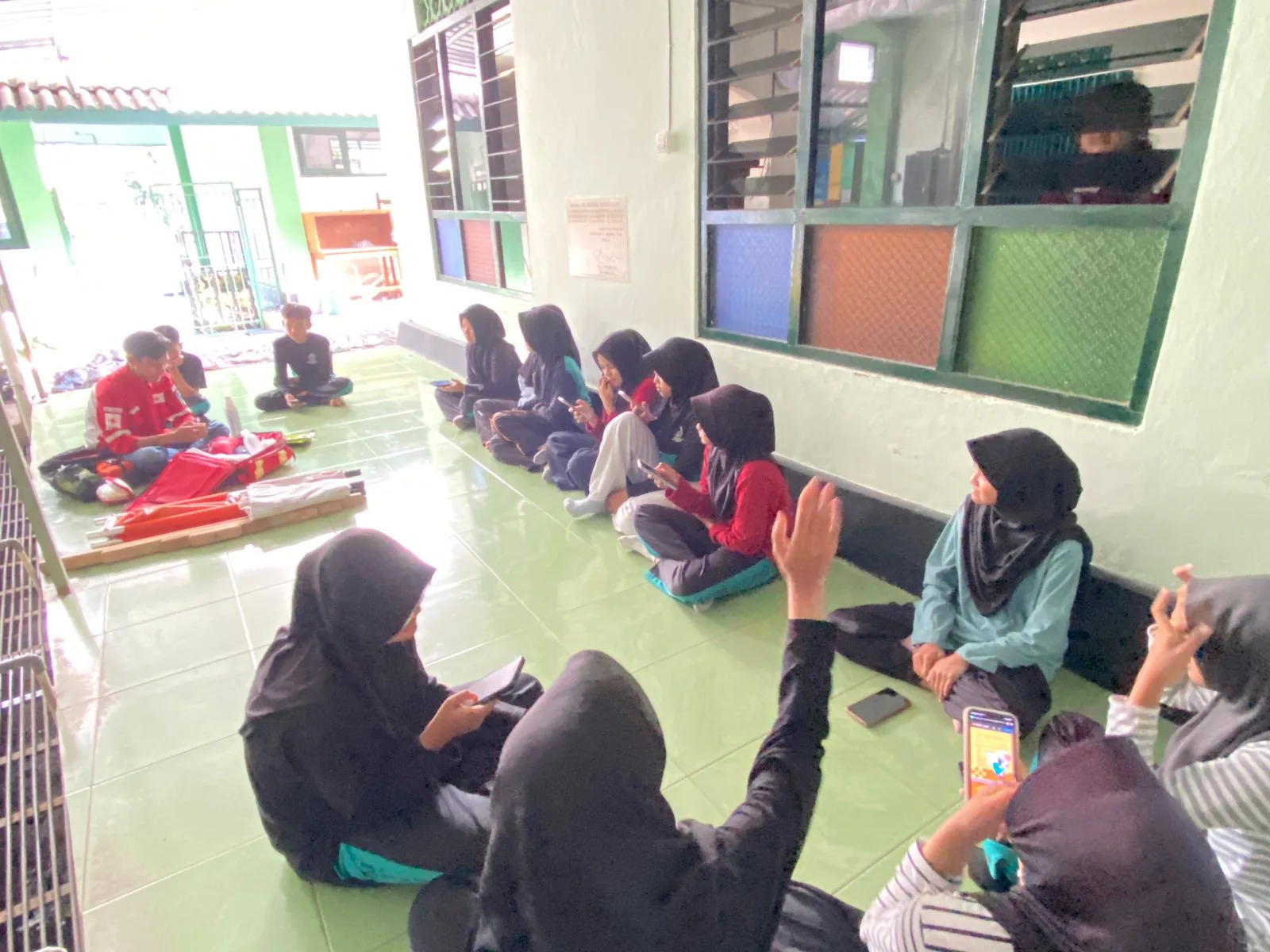 Uji Kemampuan Siswa, PMR MTsN 3 Sleman Gelar Pertemuan Terakhir Semester Genap